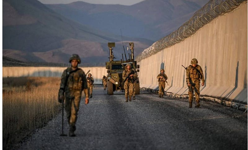 土耳其政府已針對伊朗局勢惡化進行內部評估，並考慮在伊朗邊境一側設立「緩衝區」，以防止新一波難民潮湧入。圖:翻攝自X帳號@NSTRIKE1231