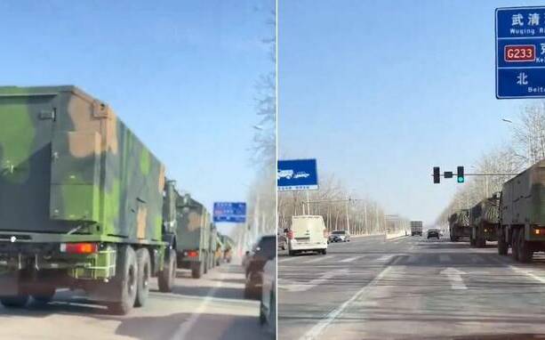 (影)中國要內戰了？張又俠被捕後 各地解放軍部隊湧向北京畫面瘋傳