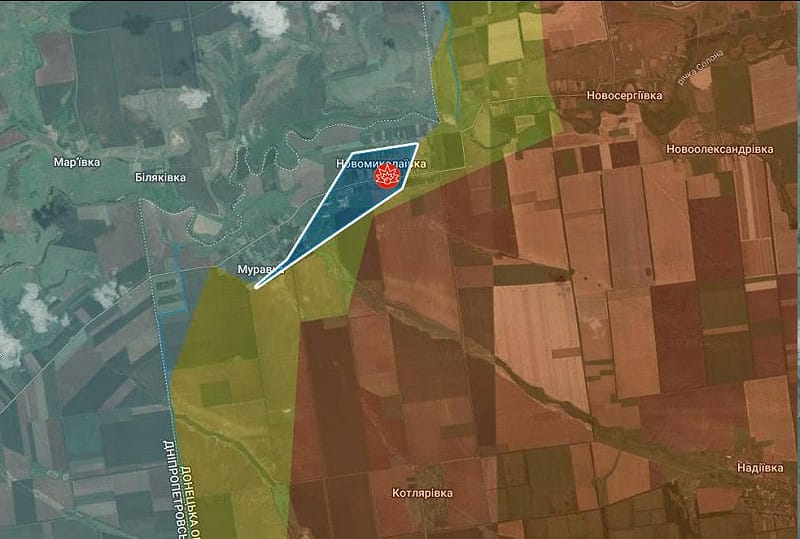 烏克蘭軍隊已成功擊退俄軍,重新奪回頓涅茨克州新米科拉伊夫卡村,並持續向明基夫卡以北、克拉馬托爾斯克方向推進。 圖:翻攝自X帳號@raging545 烏克蘭軍隊已成功擊退俄軍,重新奪回頓涅茨克州新米科拉伊夫卡村,並持續向明基夫卡以北、克拉馬托爾斯克方向推進。 圖:翻攝自X帳號@raging545
