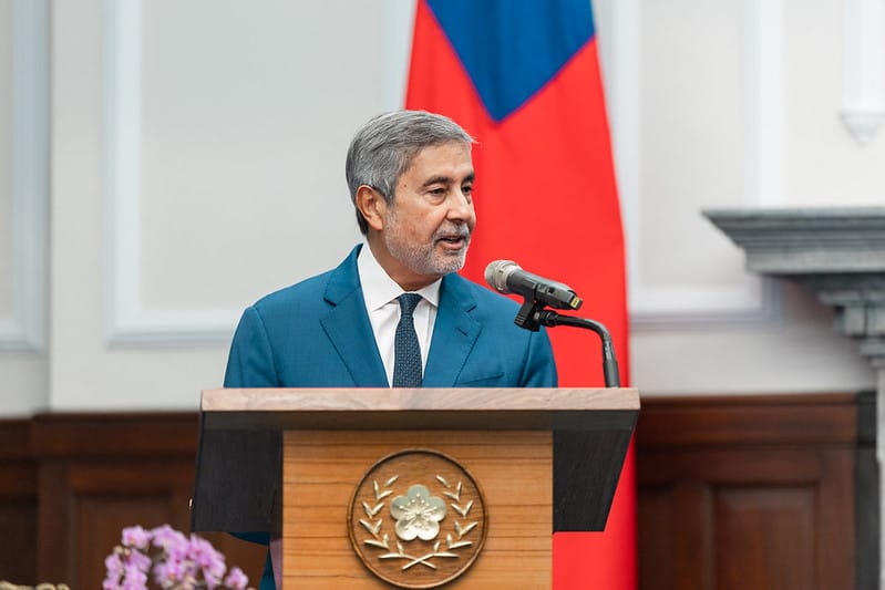 美光科技總裁暨執行長梅羅特拉(Sanjay Mehrotra) 圖:總統府提供 美光科技總裁暨執行長梅羅特拉(Sanjay Mehrotra) 圖:總統府提供