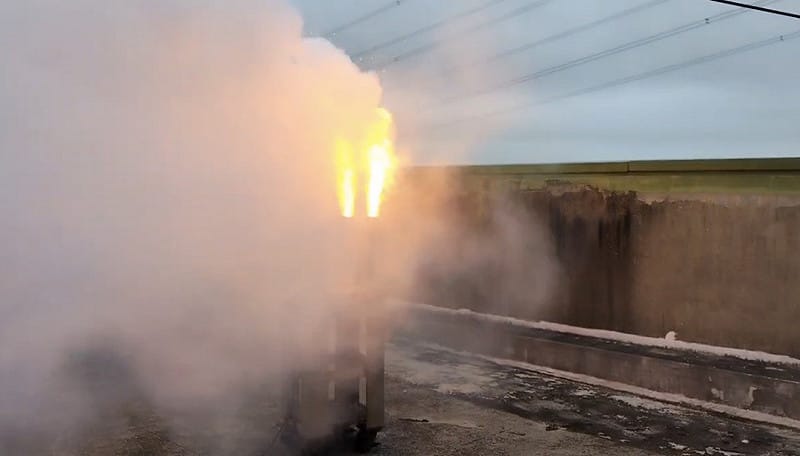 寶山第二水庫人工增雨作業。&nbsp;&nbsp;&nbsp;圖：水利署北區水資源分署／提供