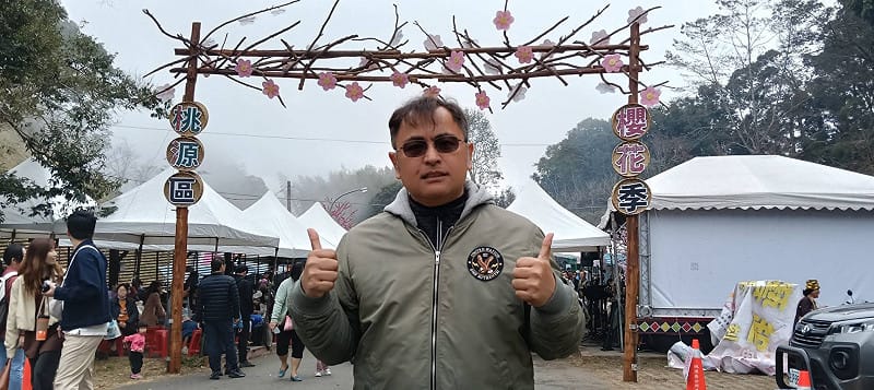 杜司偉指出，桃源櫻花公園每年固定舉辦櫻花季活動。&nbsp;&nbsp;&nbsp;圖：高雄市桃源區公所/提供