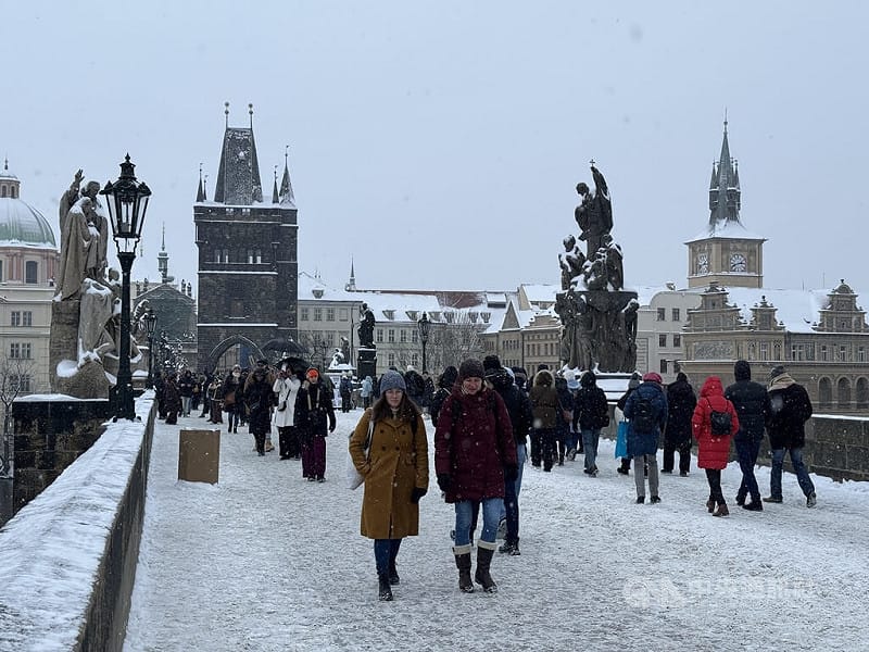 根據Numbeo生活成本數據庫，布拉格在中東歐城市生活成本綜合指數中排名第一，超越波蘭華沙、斯洛伐克首都布拉第斯拉瓦，以及匈牙利首都布達佩斯。中央社記者劉郁葶布拉格攝　115年2月2日&nbsp;&nbsp;&nbsp;圖：中央社提供