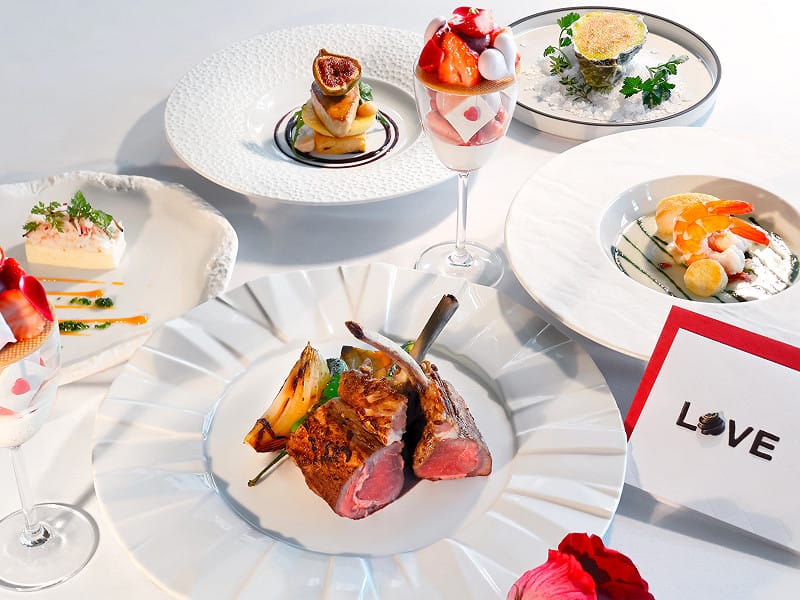 極炙牛排館2026西洋情人節套餐。&nbsp;&nbsp;&nbsp;圖：日月千禧/提供