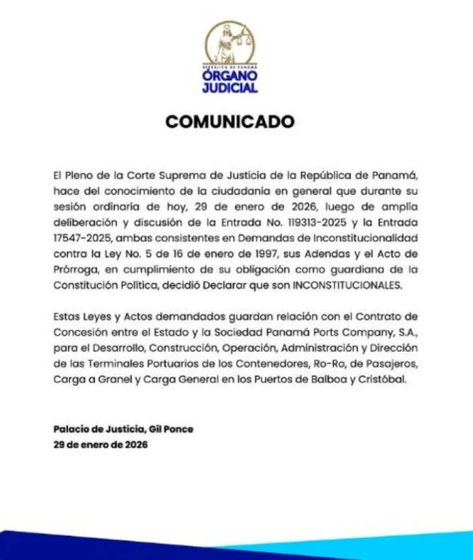 巴拿馬法院判決書。 圖:翻攝自華夏時報