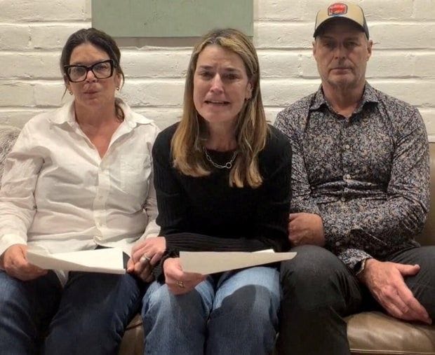 薩凡納·葛思里於社交平台發布一段動情的影片，呼籲可能的綁架者提供證明她母親仍然活著的證據，並表示家人「已準備好傾聽與對話」。&nbsp;&nbsp;&nbsp;圖:翻攝自X帳號@NewsHub277800