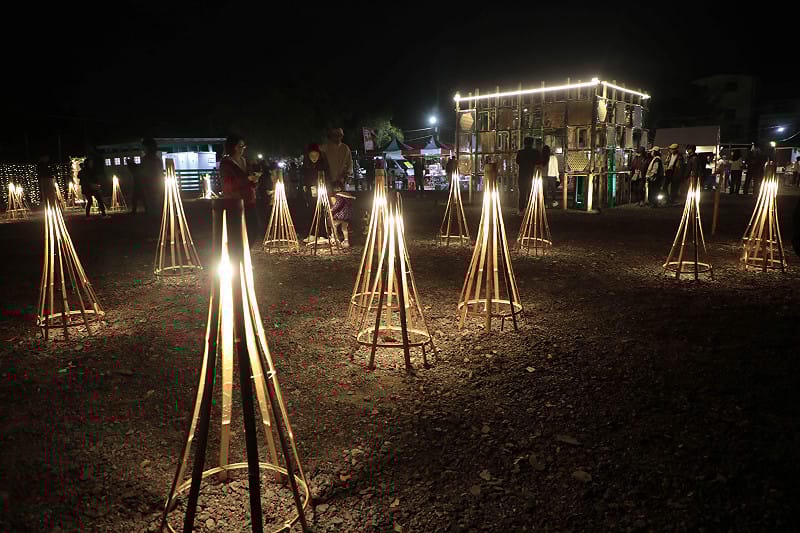 「2026左鎮燈會」自1月30日起至3月8日，在左鎮蔗埕公園、老街及化石園區登場，今年以「以竹為光，點亮淺山DNA」為策展主軸，結合竹工藝、燈光藝術與社區共創，打造全台少見、以竹為核心的永續特色燈會，展現左鎮淺山地區獨有的自然與人文風貌。&nbsp;&nbsp;&nbsp;圖：台南市政府提供