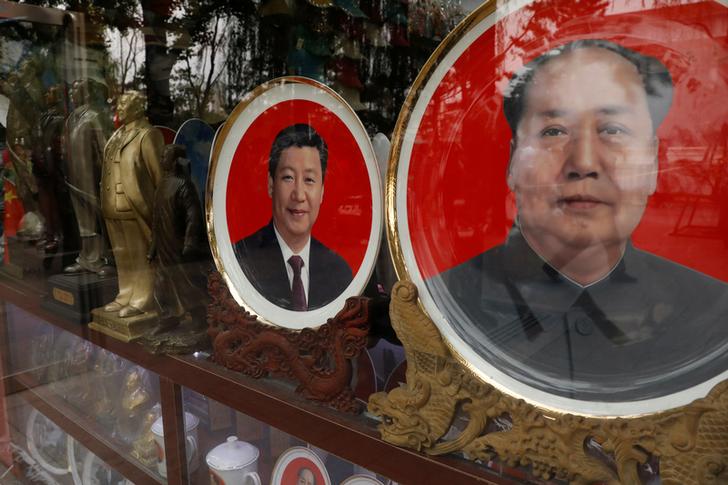 中共第一代黨魁毛澤東被指說是全球十大獨裁屠夫第一名，清零政策放寬後的中國死亡人數飆升，也讓網友直言習近平很快就會上榜。   圖：達志影像/路透社（資料照）