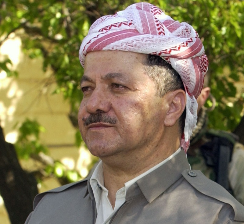 庫德族領袖巴薩尼25日表示，自治區政府將向伊拉克聯邦政府提議凍結獨立公投的結果，並在憲法的基礎上進行公開的對話。   圖：翻攝Kurdistan Regional Government網站