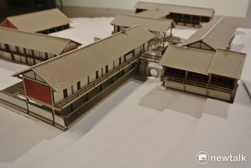 東海大學女生宿舍模型。   圖 : 唐復年/攝