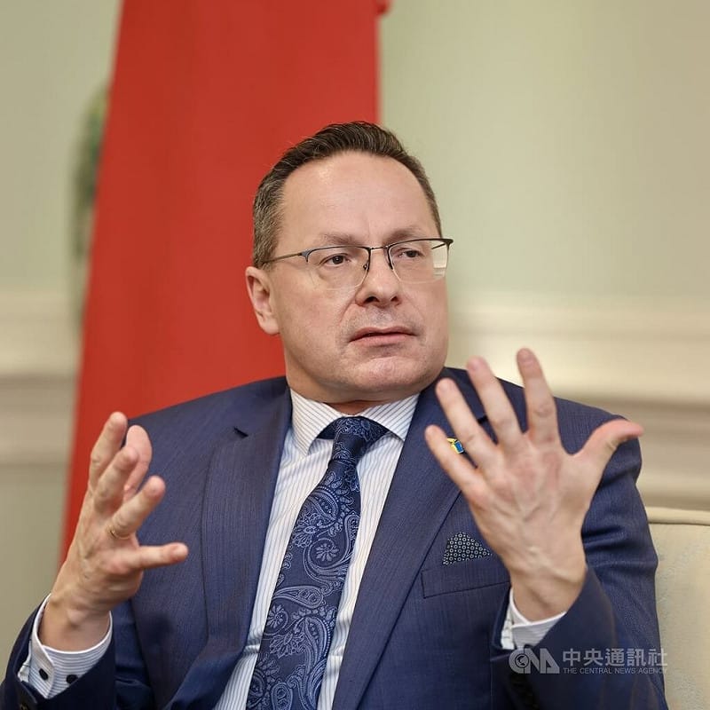 立陶宛國會外交委員會副主席帕維里奧尼斯（Žygimantas Pavilionis，另譯：帕季格）（圖）6日表示，立陶宛與台灣沒有外交關係，駐立陶宛台灣代表處不是大使館，只是立陶宛允許台灣使用自己的名稱。中央社記者王飛華攝　115年2月6日&nbsp;&nbsp;&nbsp;圖：中央社提供