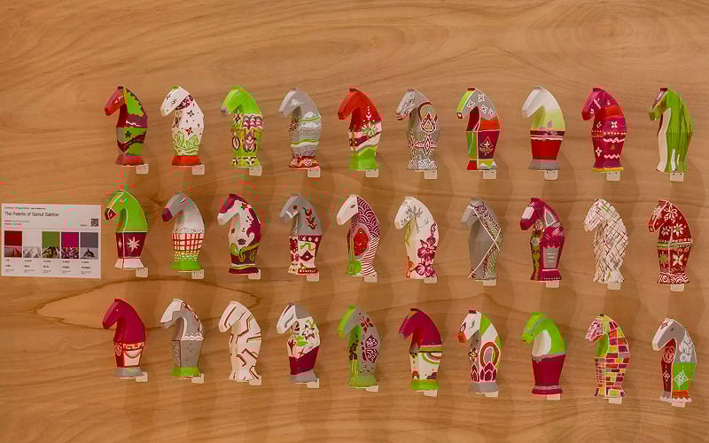 泰國Sunflower Trilingual School學生彩繪作品。&nbsp;&nbsp;&nbsp;圖：高美館/提供