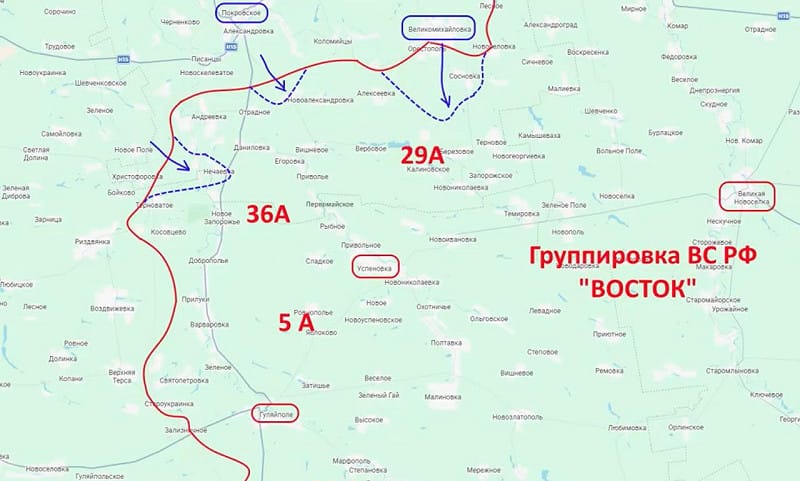 烏軍針對第聶伯羅彼得羅夫斯克州發起反攻，沿著三個方向推進。&nbsp;&nbsp;&nbsp;圖：翻攝自 @JayinKyiv X 帳號