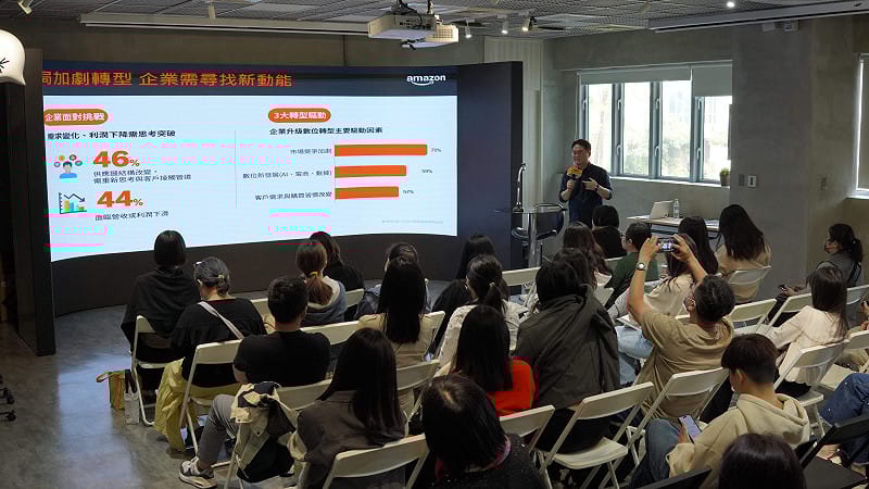 跨境電商「亞馬遜全球開店」，分享國際市場趨勢與成功案例。&nbsp;&nbsp;&nbsp;圖：高雄市青年局／提供