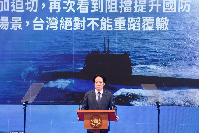 賴清德總統今（11）天上午召開「國家安全不能等！支持國防採購特別條例」記者會。&nbsp;&nbsp;&nbsp;圖：張良一／攝