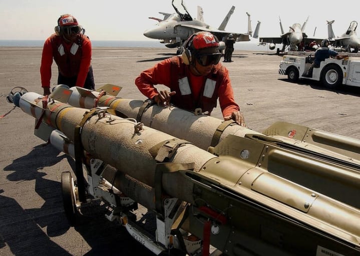 美軍賣給奈及利亞的GBU-12雷射導引250磅炸彈及其套件。(示意圖)&nbsp;&nbsp;&nbsp;圖 : 翻攝自DIVIDS網站