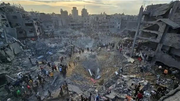 印尼軍方高層近期宣布考慮向加薩派遣 8000 人的大規模維和部隊，並計畫於本周末派遣先行代表前往以色列的美軍指揮所，與美國、以色列軍方人士會面。圖為加薩地區示意圖。&nbsp;&nbsp;&nbsp;圖：翻攝自 騰訊網 第一軍情