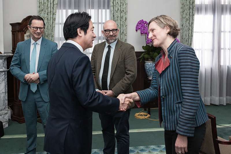  賴清德接受《法新社》（AFP）專訪。 圖：總統府提供 