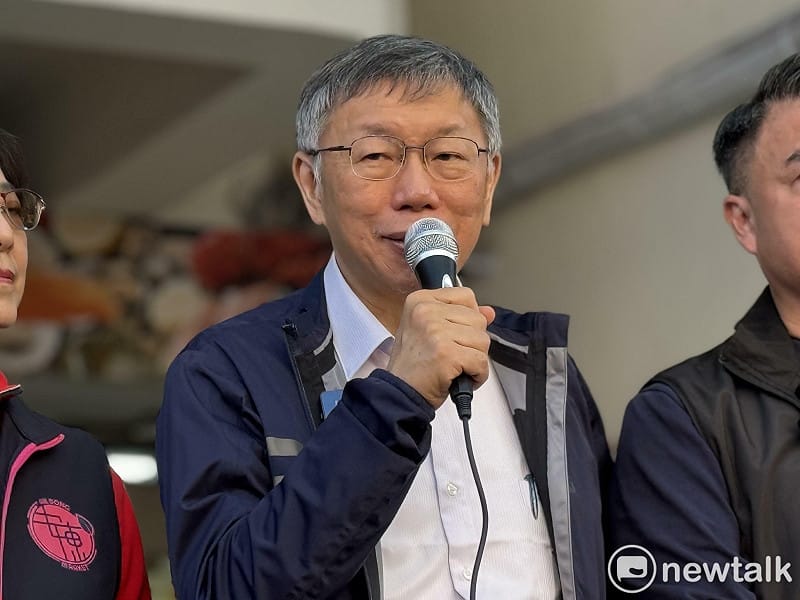 民眾黨創黨主席柯文哲。&nbsp;&nbsp;&nbsp;圖：周煊惠 / 攝