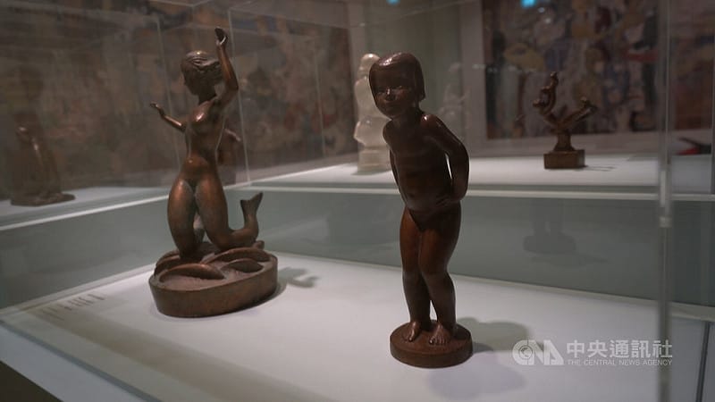 維克多．楊笙的雕塑作品曾是家族生活中親密的陪伴。中央社記者巫祈麟赫爾辛基攝　115年2月14日&nbsp;&nbsp;&nbsp;圖：中央社提供