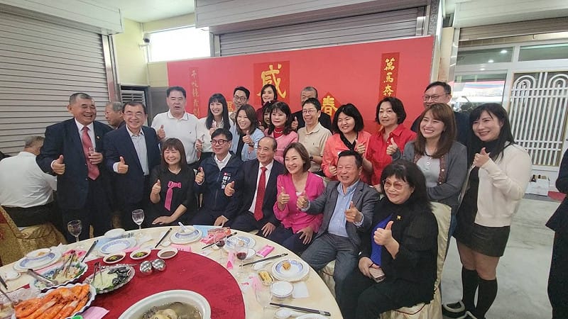 高雄在地不分朝野黨派政商界獲邀參加王金平新年餐會。&nbsp;&nbsp;&nbsp;圖：柯志恩辦公室/提供