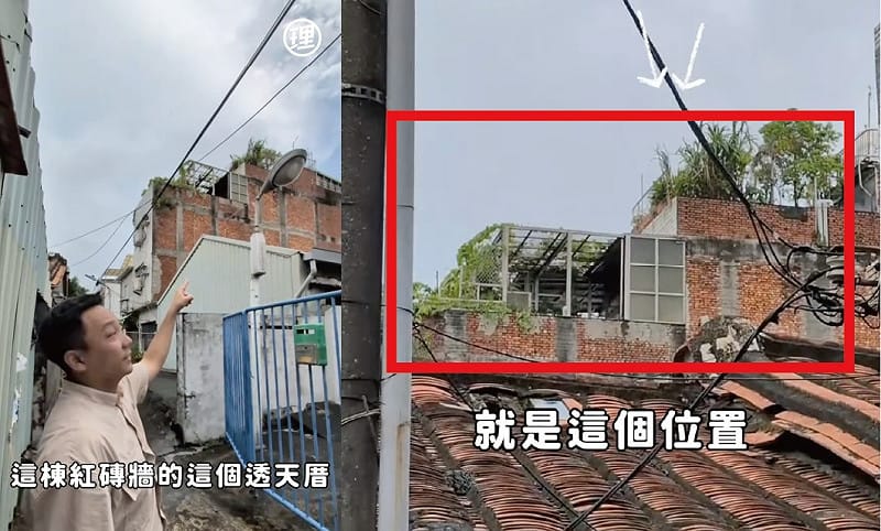 張以理至豬哥亮真正的舊家朝聖，希望保留屬於左營的文化記憶。&nbsp;&nbsp;&nbsp;圖：張以理競選辦公室/提供