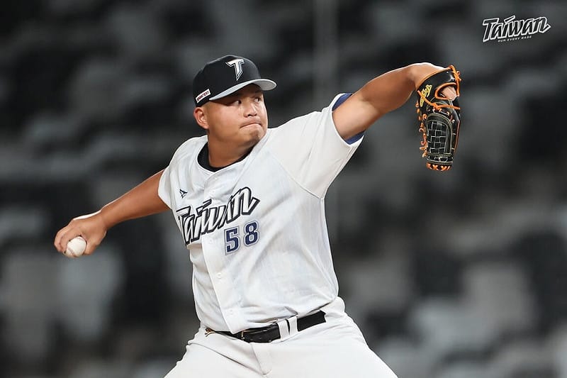 備戰世界棒球經典賽（WBC），台灣隊21日在台北大巨蛋閉門出戰韓國職棒培證英雄隊，投手胡智爲（圖）投2局飆出4次三振。（中職聯盟提供）中央社記者蘇志畬傳真　115年2月21日&nbsp;&nbsp;&nbsp;