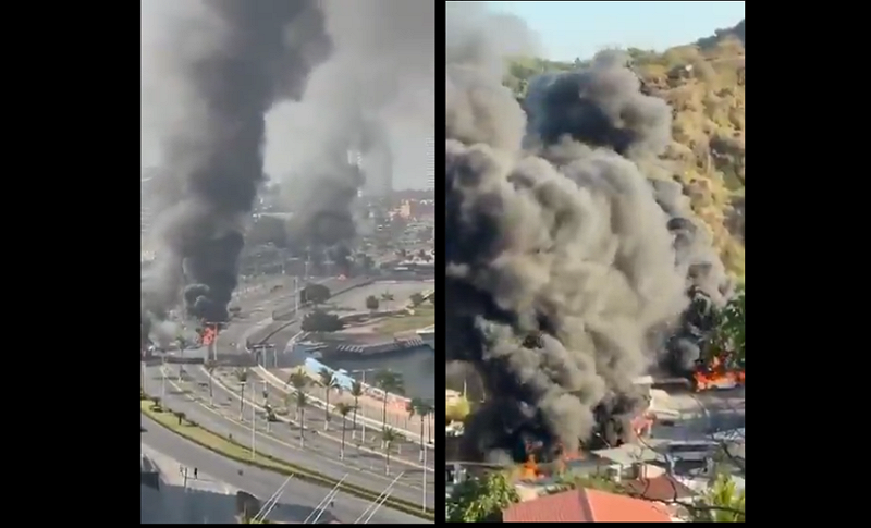 墨西哥全境爆發至少 27 起針對執法部門的自殺式襲擊。 圖:翻攝自 X 墨西哥全境爆發至少 27 起針對執法部門的自殺式襲擊。 圖:翻攝自 X