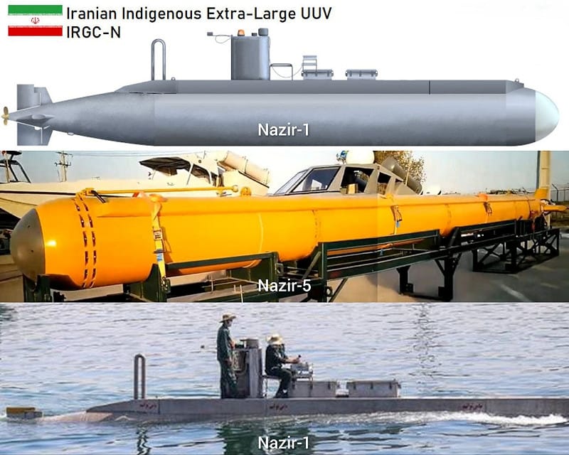  伊朗正利用隱形水下無人機提升海軍能力，這些靜音無人機能夠潛入更深的水域，並比傳統武器更精準地發動攻擊。 圖：翻攝自Ｘ／@GlobalIJournal 