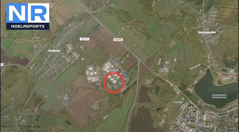 阿爾梅季耶夫斯克(Almetyevsk)附近的卡列金諾(Kaleikino)油泵站發生猛烈大火。 圖:翻攝自 X 阿爾梅季耶夫斯克(Almetyevsk)附近的卡列金諾(Kaleikino)油泵站發生猛烈大火。 圖:翻攝自 X