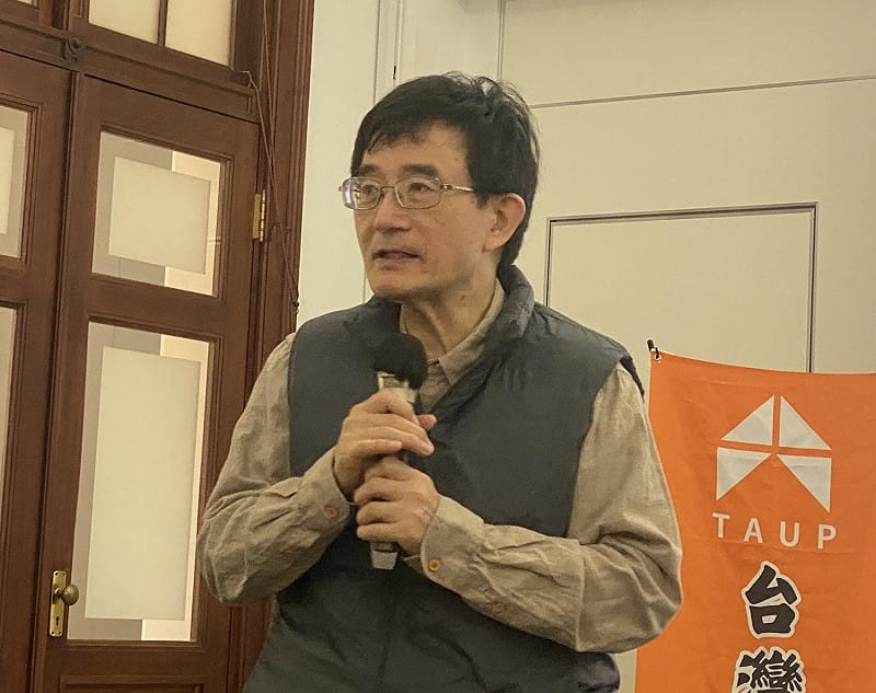 台灣教授協會會長薛化元&nbsp;&nbsp;&nbsp;圖：林朝億/攝