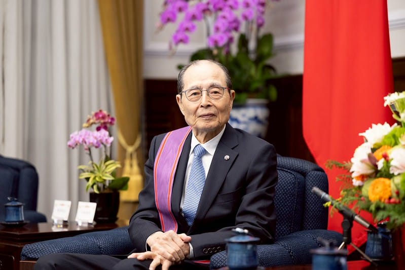 旅日棒球名將王貞治。&nbsp;&nbsp;&nbsp;圖：總統府提供