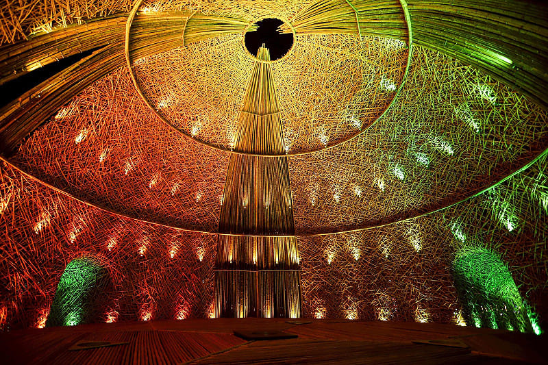 嘉義夢燈區內部點燈照。&nbsp;&nbsp;&nbsp;圖：嘉義縣府提供