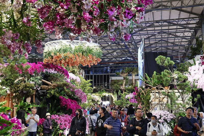 「2026臺灣國際蘭展暨花卉科技展」展出期間自2月27日至3月16日，共計18天，展覽內容精彩豐富，如攜帶寵物之民眾，現場亦有設置寵物寄放服務，期盼大家可以享受這趟蘭花之旅。&nbsp;&nbsp;&nbsp;圖：台南市政府提供