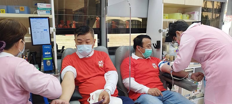 七縣市捐血家年華巡迴活動今年從高雄起跑。&nbsp;&nbsp;&nbsp;圖：大大數位基金會/提供