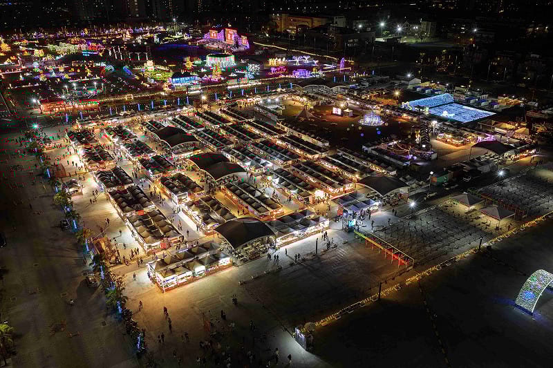 2026台灣燈會在嘉義，2日晚間舉行試燈儀式。&nbsp;&nbsp;&nbsp;圖：嘉義縣府提供