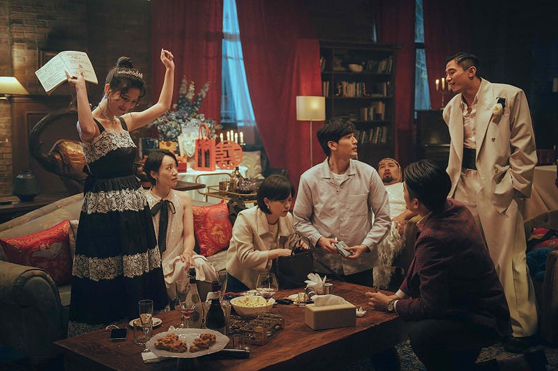 嚴正嵐與涂善存重逢，並意外加入老同學的訂婚派對。&nbsp;&nbsp;&nbsp;圖：網銀國際影視／提供