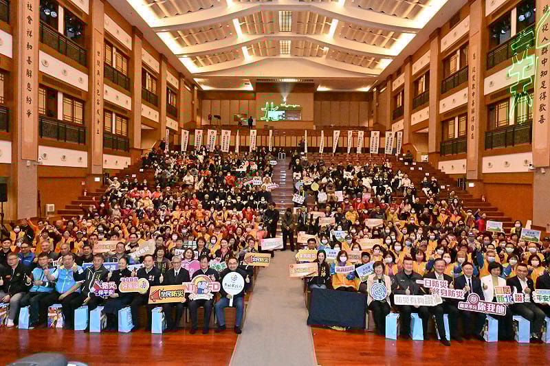 115年度防災士開訓典禮暨2萬人防災士里程碑活動。&nbsp;&nbsp;&nbsp;圖：內政部提供