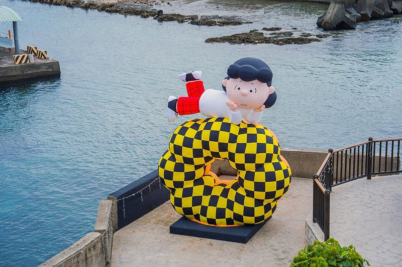 在紅柴坑漁港的露西。&nbsp;&nbsp;&nbsp;圖：翻攝自屏東藝遊Pingtung Performing Art臉書