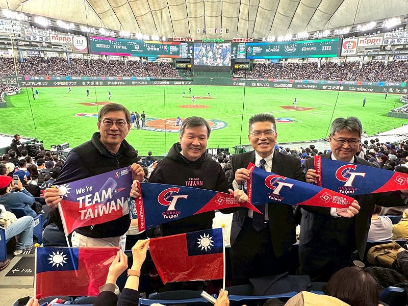 儘管台灣隊最終以0比3落敗，不過駐日大使李逸洋表示，選手們奮戰不懈精神，大家都應該給他們最大的肯定和支持。&nbsp;&nbsp;&nbsp;圖：翻攝自李逸洋臉書