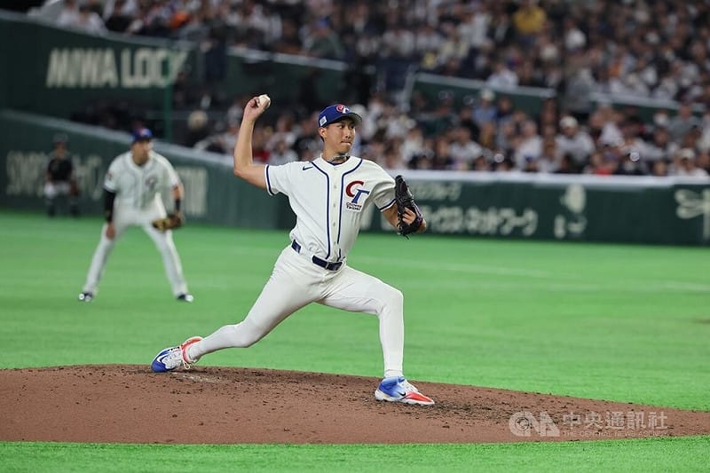 世界棒球經典賽（WBC）C組預賽6日晚間在東京巨蛋上演台日大戰，台灣投手沙子宸（圖）中繼登板，4局時成功讓日本打者3上3下。中央社記者王騰毅東京攝　115年3月6日&nbsp;&nbsp;&nbsp;圖：中央社提供