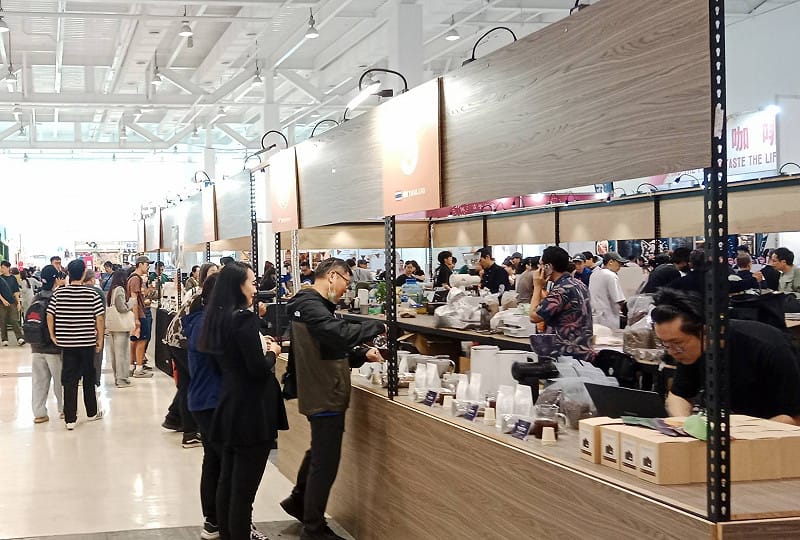 咖啡生豆商、設備品牌、烘焙職人及器材供應商紛紛參展。&nbsp;&nbsp;&nbsp;圖：孫家銘攝
