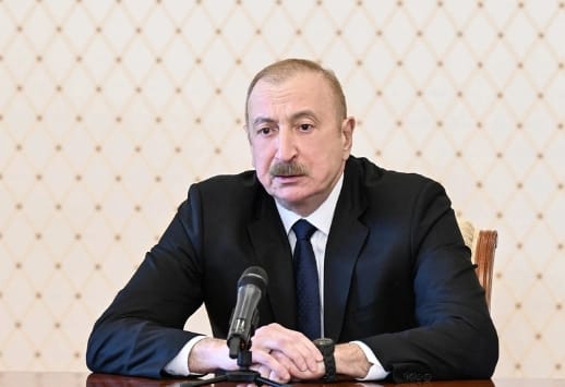  亞塞拜然總統阿利耶夫。 圖 : 翻攝自 IC Photo 