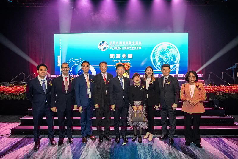 江啟臣出席「世界台灣商會聯合總會第32屆第2次理監事聯席會議」開幕。&nbsp;&nbsp;&nbsp;圖：立法院/提供