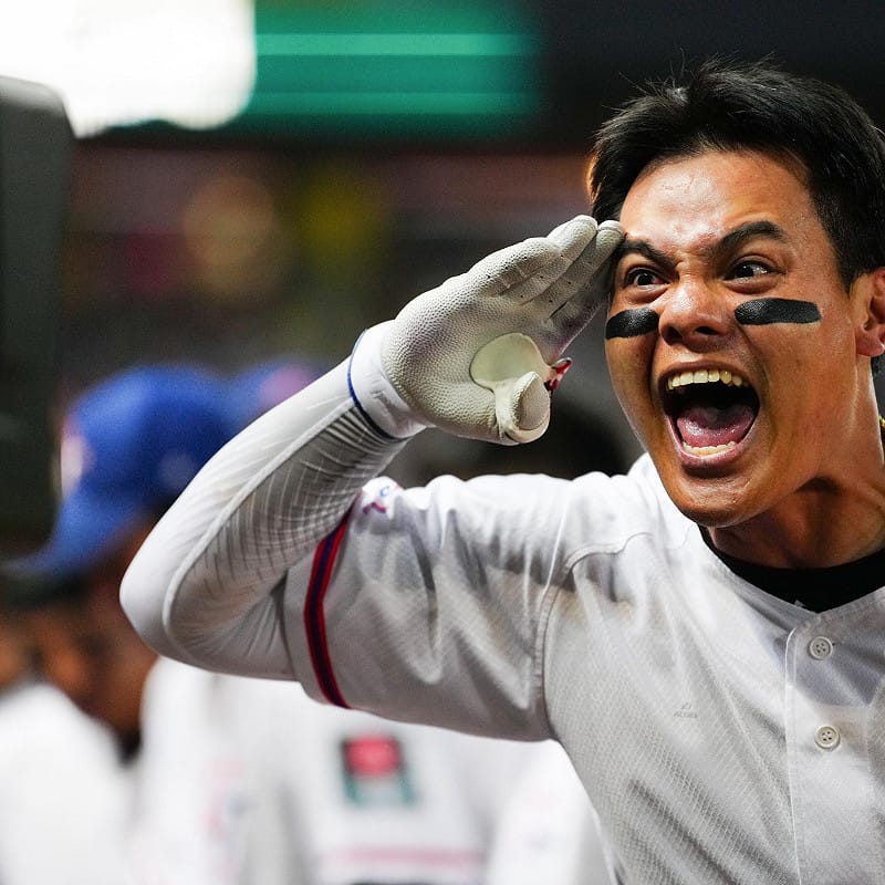 「國防部長」球員張育成&nbsp;&nbsp;&nbsp;圖：翻攝自張育成臉書