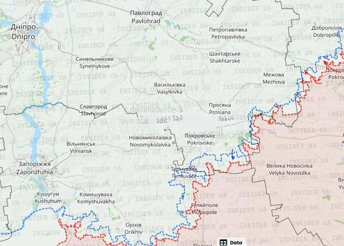  烏克蘭總參謀部也宣布，在完成對剩餘據點的清剿行動後，烏軍將完全收復第聶伯羅彼得羅夫斯克州。 圖：翻攝自 @visionergeo X 帳號 