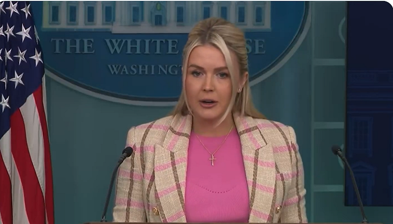 白宮新聞祕書卡羅琳・萊維特（ Karoline Leavitt ）。&nbsp;&nbsp;&nbsp;圖：翻攝自Ｘ／@TruthTrumpPost