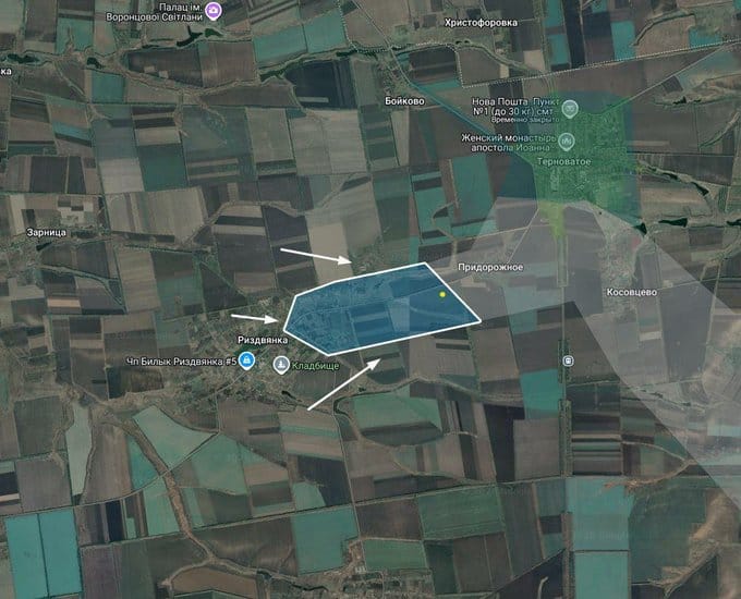  烏軍成功推進扎波羅熱前線，迫使俄軍部隊撤退。 圖：翻攝自 @astraiaintel X 帳號 