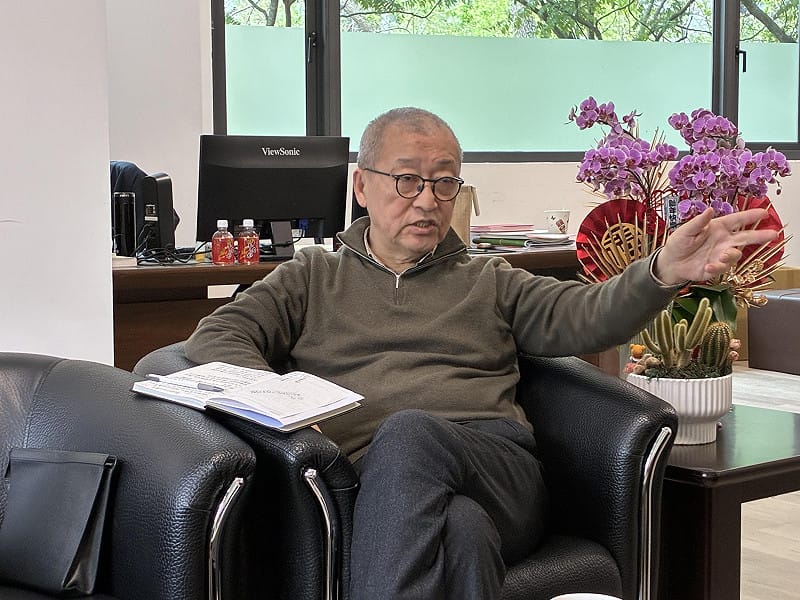 除了吸引科技研發、生技等類型產業進駐以外，林國漳競選總部主委林向愷認為，國防產業在宜蘭也有發展機會。 圖：詹家威/攝 