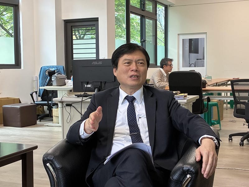  民進黨宜蘭縣長提名人林國漳：「交通」是宜蘭目前發展困境。 圖：詹家威/攝 